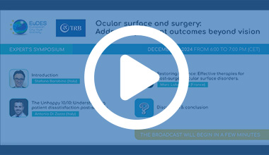  Ocular surface and surgery: Addressing patient outcomes beyond vision 